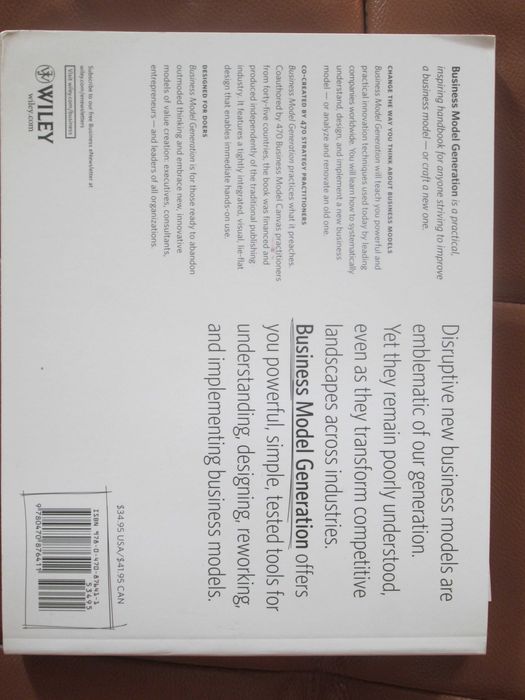 Business Model Generation, de Yves Pigneur e Alexander Osterwalder