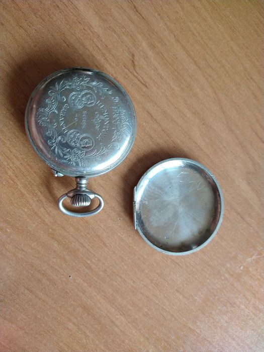 Часы карманные, старинные Roskopf.