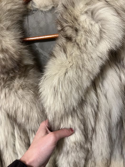 Шуба з натурального песця