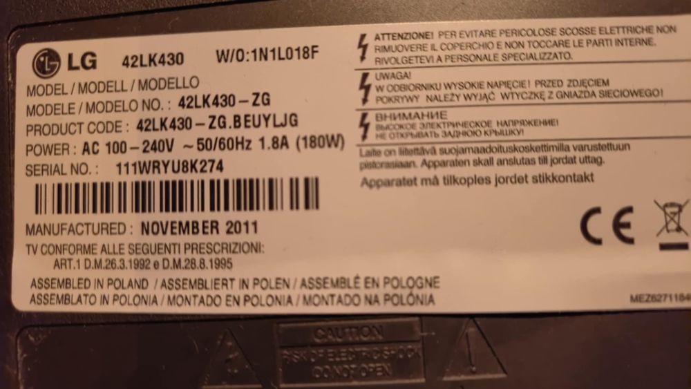 T con logika  LC420WUN-SCA1