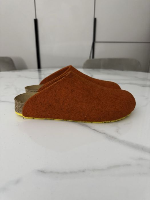 Домашні ортопедичні тапки , з натурального войлока.