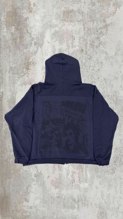 НА РУКАХ!! navy blue zip hoodie ERD  L XL archive rick owens opium