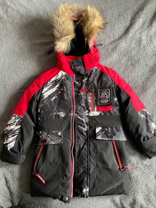 Зимова куртка-парка для хлопчика 116-122