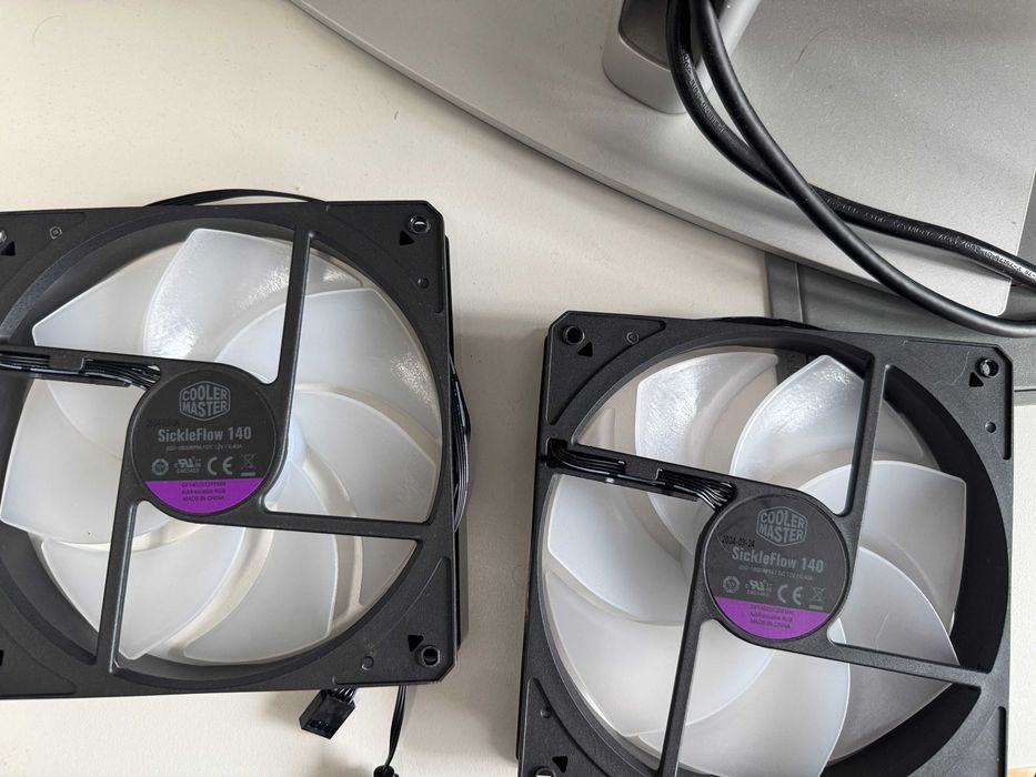 2 Wentylatory Cooler Master Sickleflow ARGB 140x140mm
