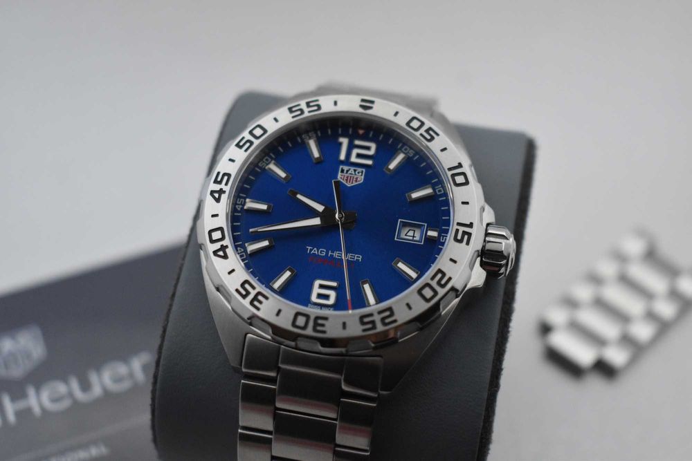TAG Heuer Formula 1 WAZ1118 Azul Quartzo – Full Set