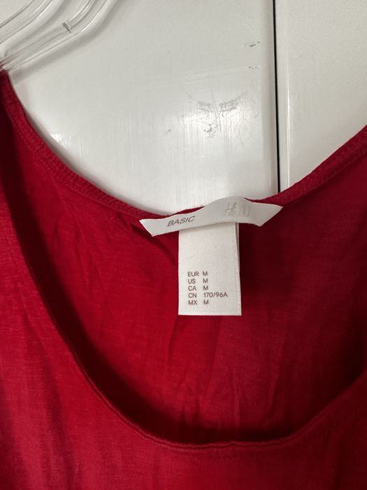 Wiszniowa sukienka rozmiar M H&M