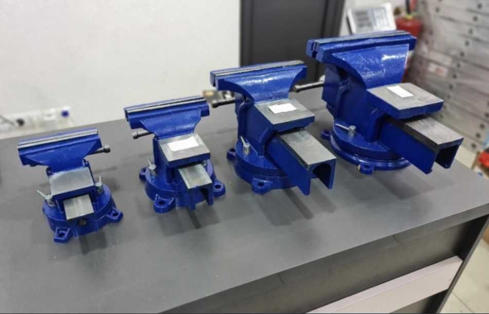 Тиски 125 150 200мм тиски поворотные лещата (тиски слесарные)