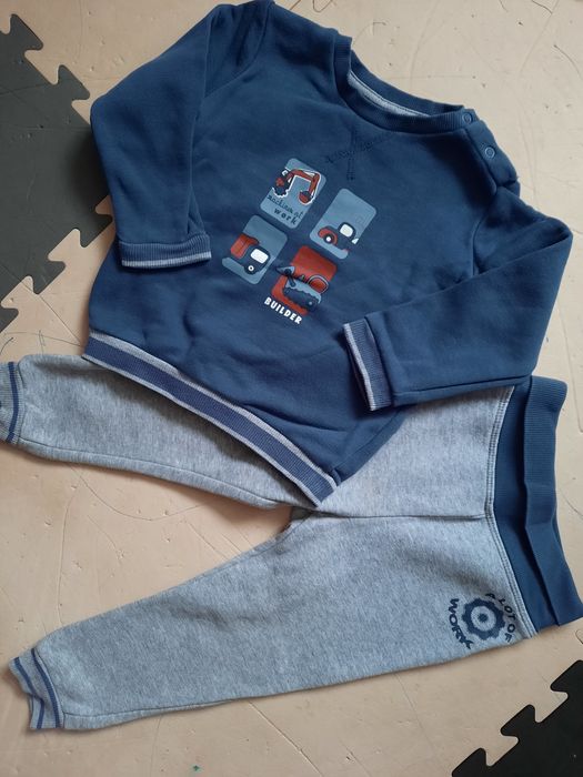 Dres 86/92 Lupilu dresik koparka budowa