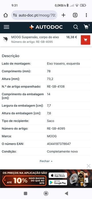Corpo do eixo para RENAULT LAGUNA, MOOG RE-SB-4095 Suspensão,