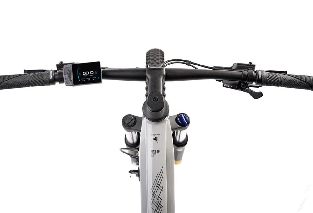 NOWY Rower Elektryczny Roz L Romet E-Mustang 1.0 bateria 725Wh Szary