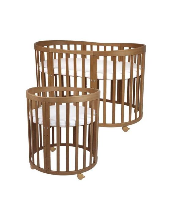 Waldin - łóżeczko owalne 7w1