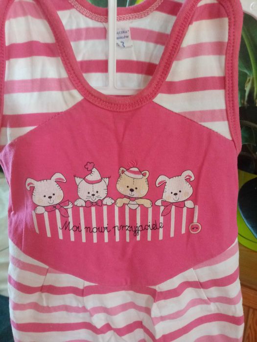 Śpiochy 1-3mc bez rękawków