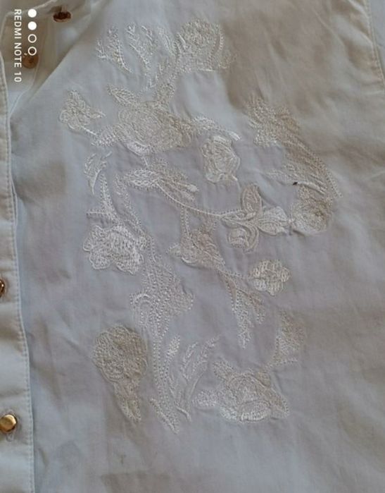 Білосніжна сорочка  з вишивкою на 12 років