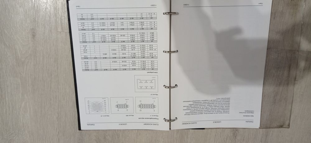 Claas lexion 405-480 książki hydraulika elektryka