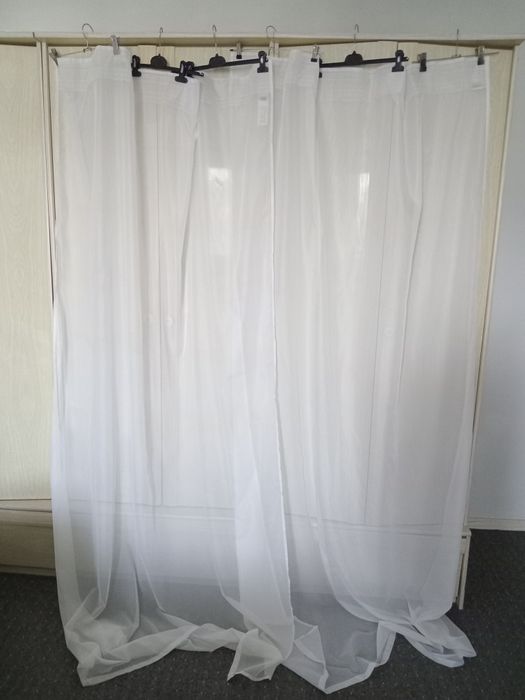 Гардина на окно шифон. Цена за комплект.