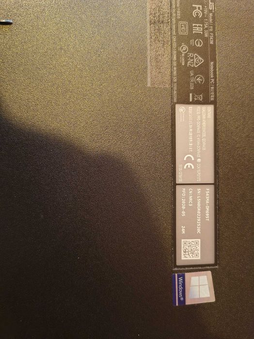 Laptop ASUS F543M