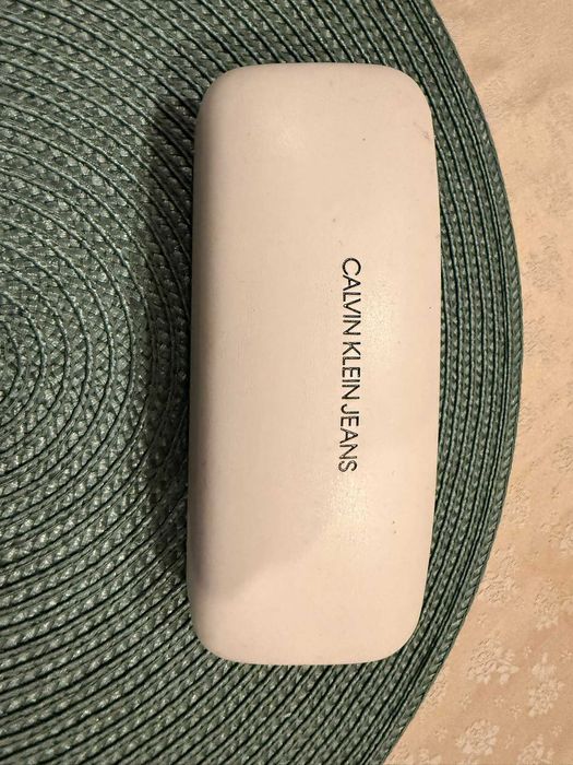 Okulary przeciwsłoneczne Calvin Klein Jeans Aviator | Monogram Logo + Etui