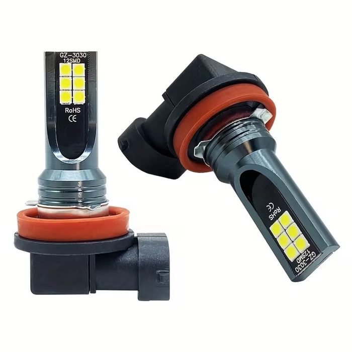 Zarówki LED 12v 24w 6000 K DRL H8 H9 H11 przeciwmgielne jazda dzienna