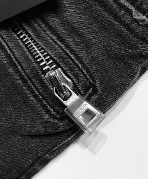 Jeans Balmain slim fit grafit