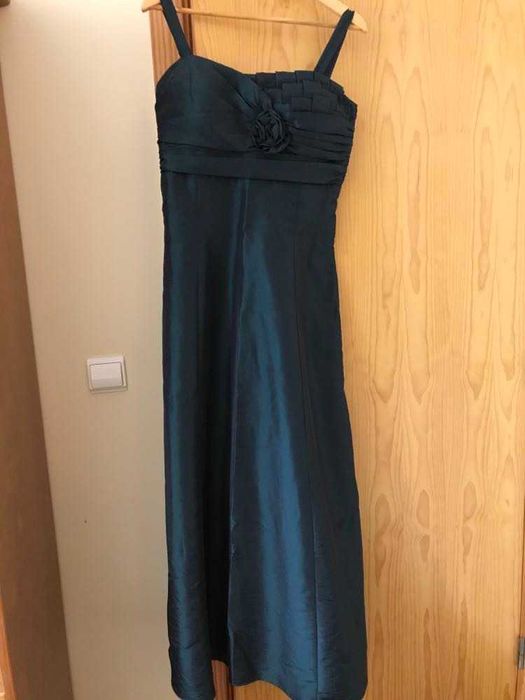 Vestido longo verde