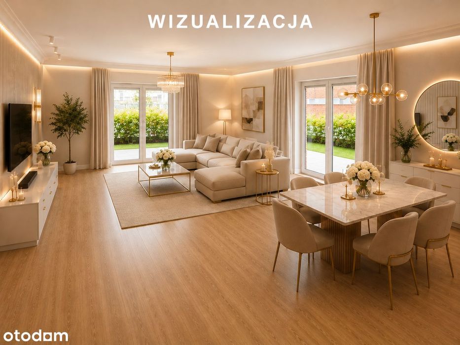 Wyjątkowy apartament | 70 m² | prywatny ogród 100 m² | Perspektywa