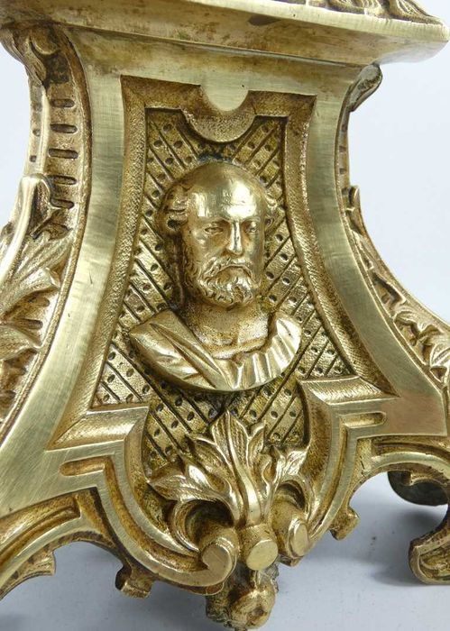 LICHTARZ świecznik mosiądz Jezus Maryja Oko Amor 72 cm PASCHAŁ