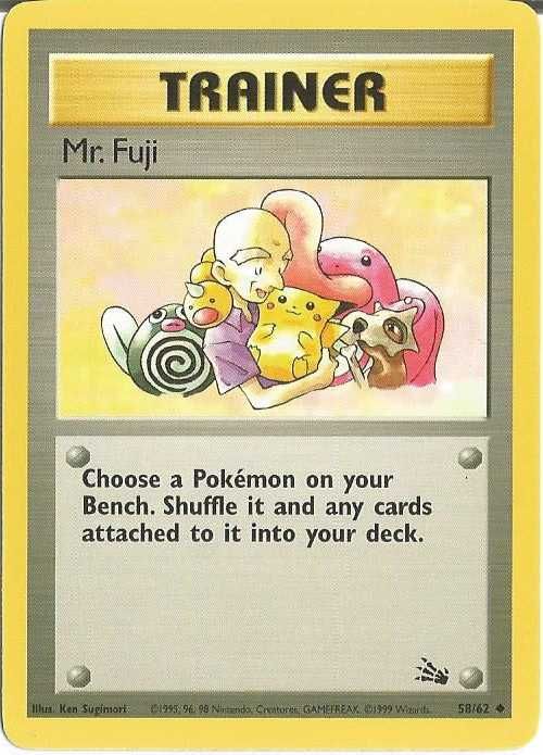 Karta POKEMON Mr. Fuji (FO 58) Stan M/NM FOSSIL