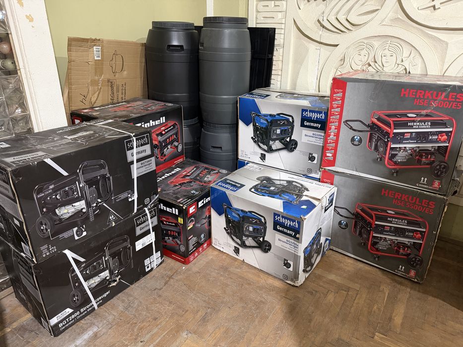 Генератори Hercules(Оригінал) 4.8kW HSE550/E5 з Німеччини