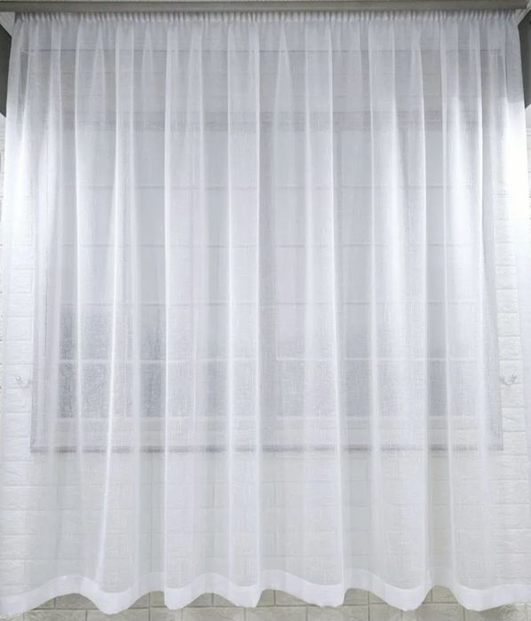 Тюль із шифона на кухню нова 2.90.×1.50м. Пересилаю.