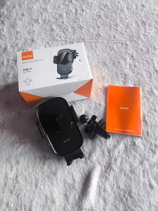 Auckly 15 W Qi ładowarka indukcyjna samochodowa