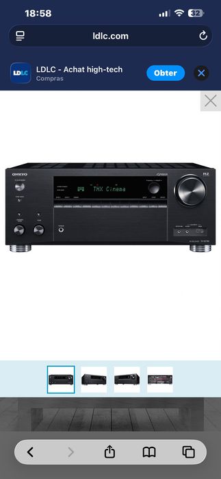 Amplificador cinema Onkyo TX-RZ730