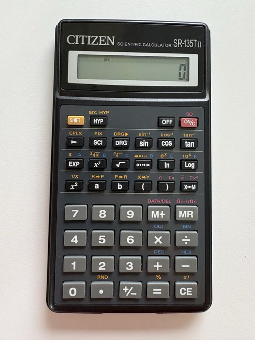 Kalkulator naukowy Citizen SR-135T II studia matura