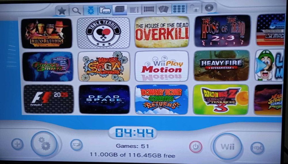 Wii Desbloqueada 128GB completa