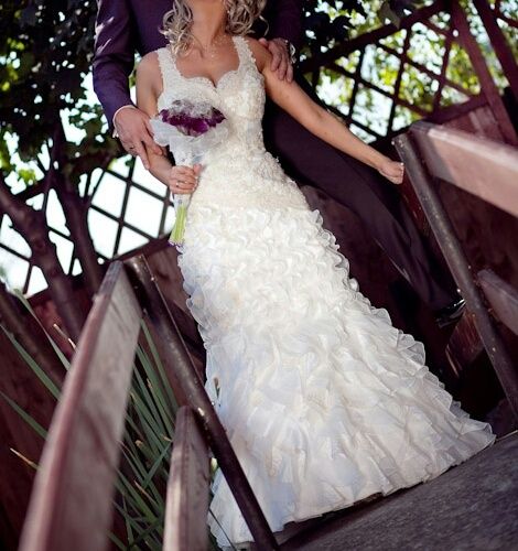 Suknia ślubna ecru Sposabella hiszpanka