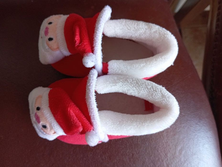 Pantufas de bebé pai natal 18