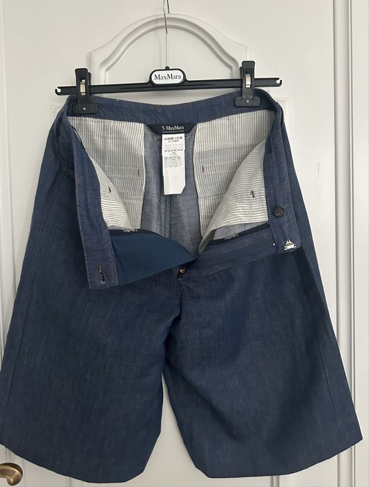 MAX MARA piękne spodenki jeansowe