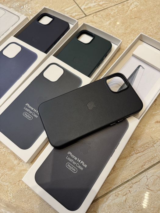 Чехол кожаний Iphone 14 Plus , 15 Plus,ціна за всі лот 4шт