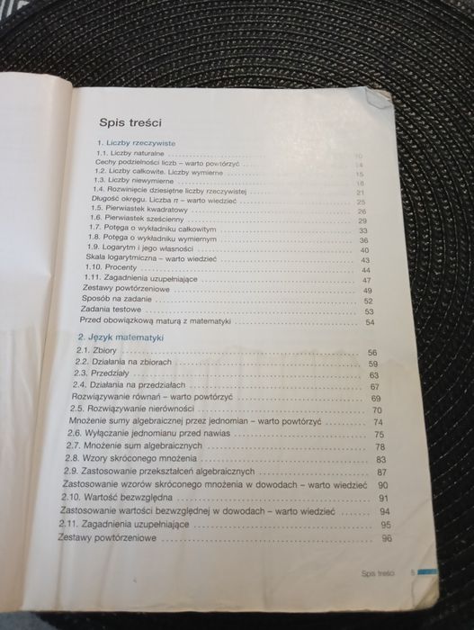 Podręcznik do matematyki 1