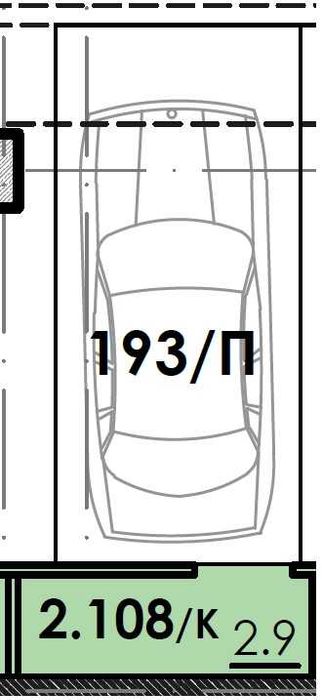 Продам паркинг с кладовкой в ЖК "Приморские Сады"