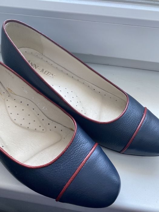 Buty czółenka granatowe 37
