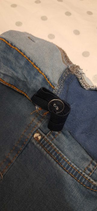 Джинсовые шорты для беременных.