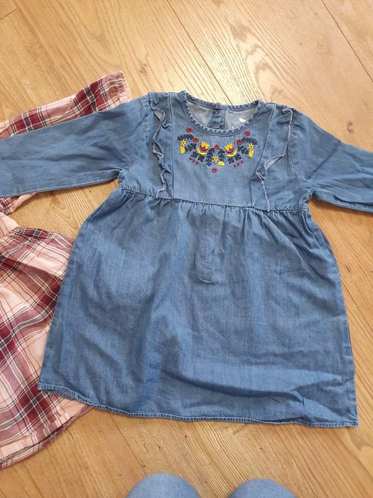 Dwie sukienki Lupiu oraz H&M rozm 86