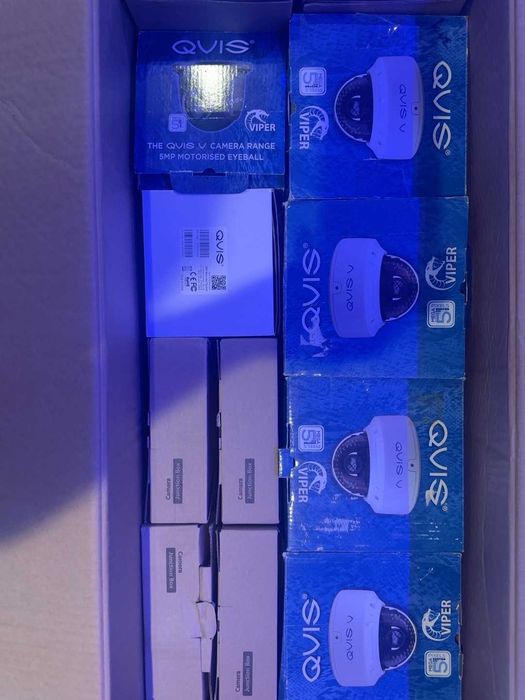 Sistema completo de videovigilância QVIS Viper – 6 câmaras + NVR PoE