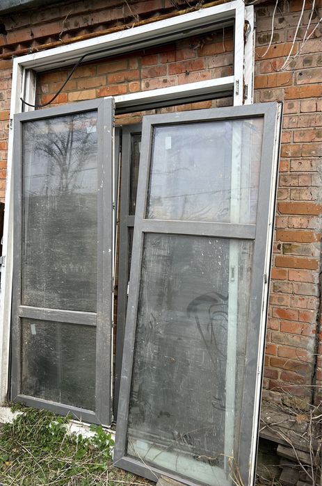 Двері вхідні з металопрофілю Rehau 270*160
