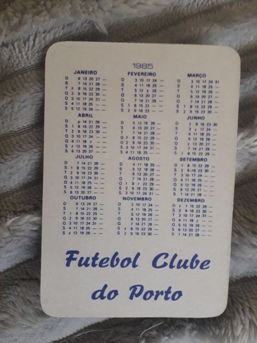 Calendários F. C. Porto 1985