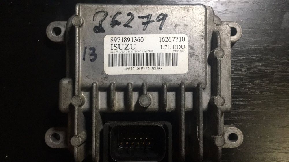 Блок управления ТНВД Opel Combo 1.7DTI Isuzu 8971891360 16267710