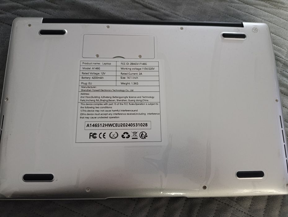 Auusda A146G Laptop 14,1-inch