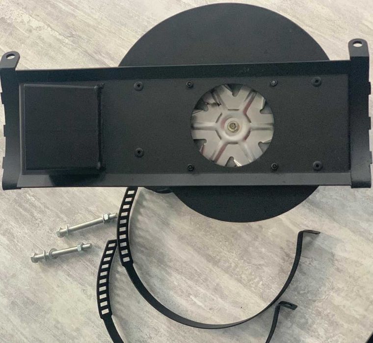 Инжекционный дымосос накладной  высокотемпературный вентилятор