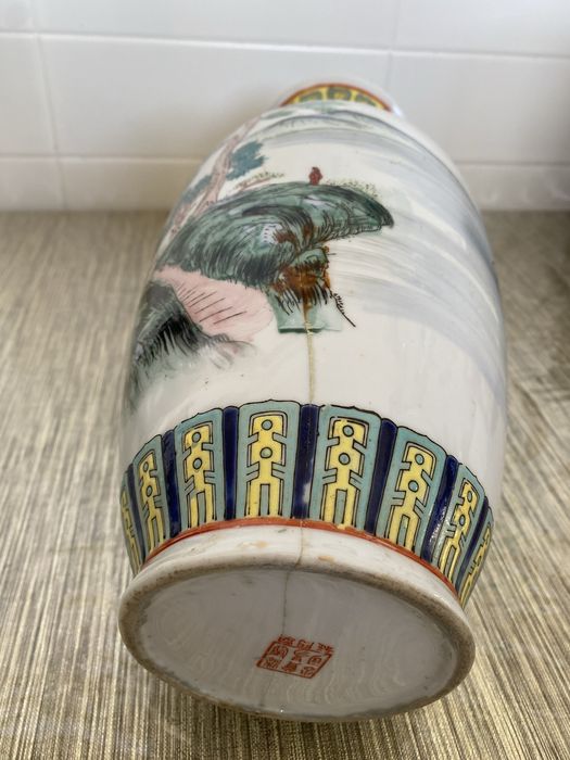 Vaso de porcelana chinês