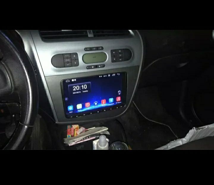 Auto Rádio Android de 9" Para Seat Leon Internet GPS Bluetooth Canbus